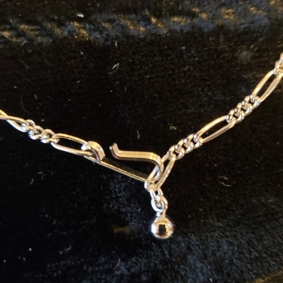 VINTAGE 50s Sorrento Sterling & Hematite 16" Necklace & Screw Post Earring Set - Picture 9 of 15